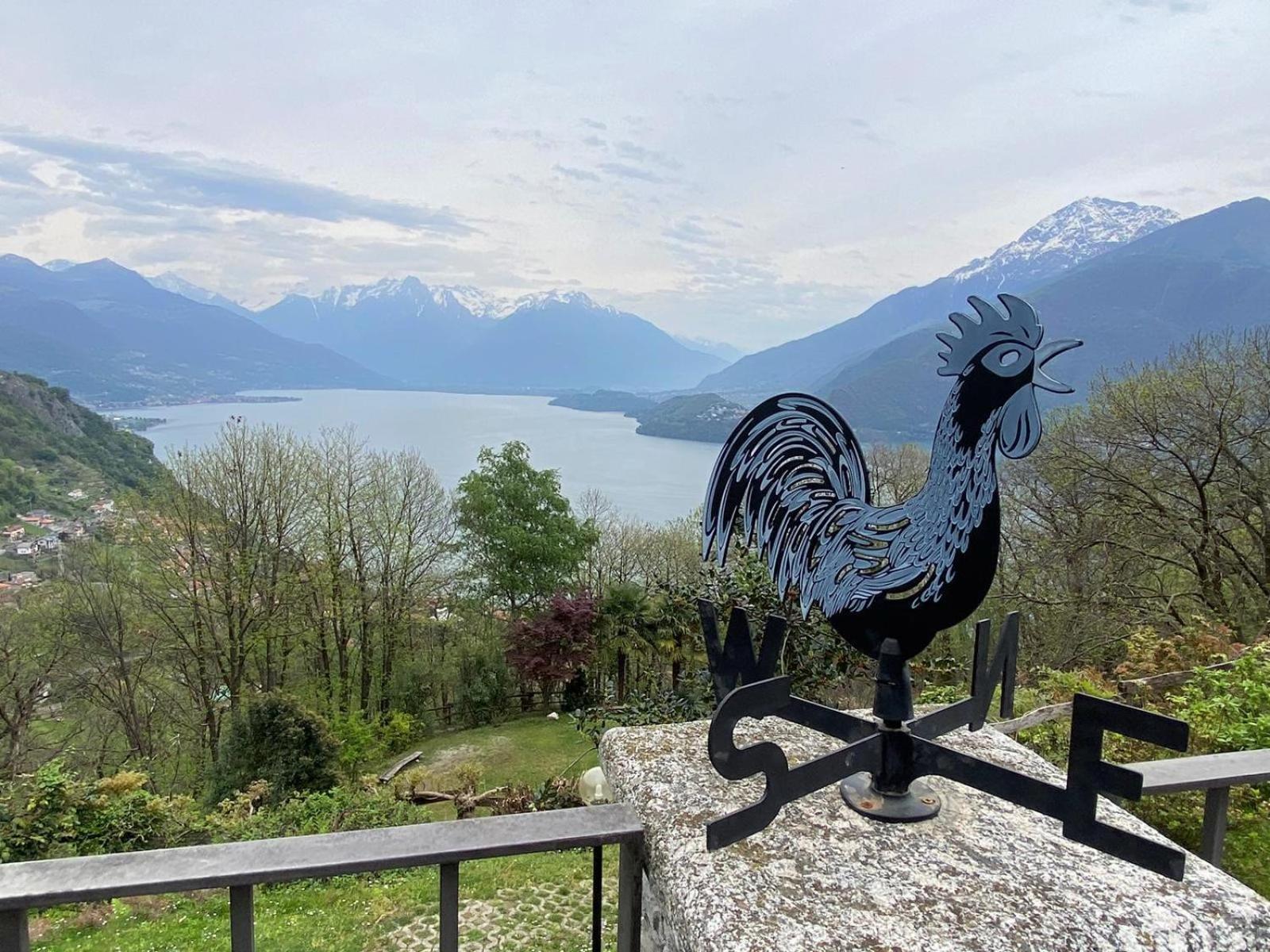 The Happy Rooster - Villa With Big Garden Pianello Del Lario Exterior foto